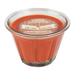 Comptoir De Famille Bougie Senteur Orange Sanguine En Verre, Paraffine