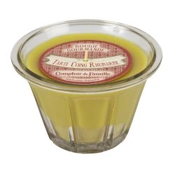 Comptoir De Famille Bougie Coing Rhubarbe Gourmande Jaune