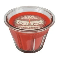 Comptoir De Famille Bougie Feuille Tomate Gourmande Rouge