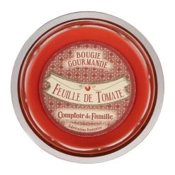Comptoir De Famille Bougie Feuille Tomate Gourmande Rouge -SEMA DESIGN Boutique 200925 DET01 WEB