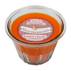 Comptoir De Famille Bougie épices Gourmandes Bougie Gourmand Orange 220g +/- 45h