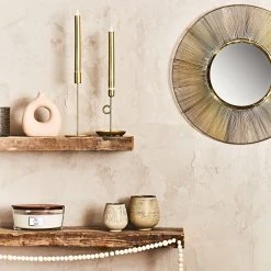 SEMA DESIGN Photophore Ligne Creme+dore D9xh9.5cm Verre -SEMA DESIGN Boutique 2c5b4 amb pao noel fds 25436 scaled