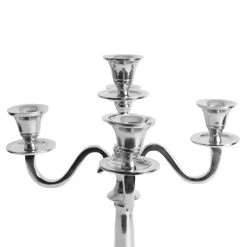 Côté Table Chandelier 5 Branches Esna Argenté En Aluminium 5 Côté Table Chandelier 5 Branches Esna Argenté En Aluminium -SEMA DESIGN Boutique 31756 DET01 WEB