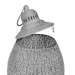 Côté Table Lanterne Orient Grise En Fer Et Verre 9 Côté Table Lanterne Orient Grise En Fer Et Verre -SEMA DESIGN Boutique 31802 DET04 WEB