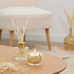 Maison Berger Coffret Duo Mini Bouquet Parfumé Et Bougie Lolita Transparent Parfum Lolita Lempicka -SEMA DESIGN Boutique 33902 coffret bouqet parfume et bougies maison berger