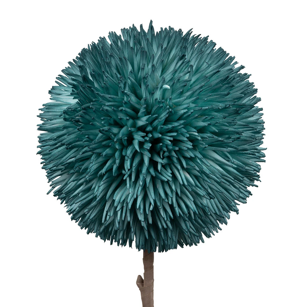 Côté Table Fleur Ogneo Turquoise H80cm 2 Côté Table Fleur Ogneo Turquoise H80cm – Image 2