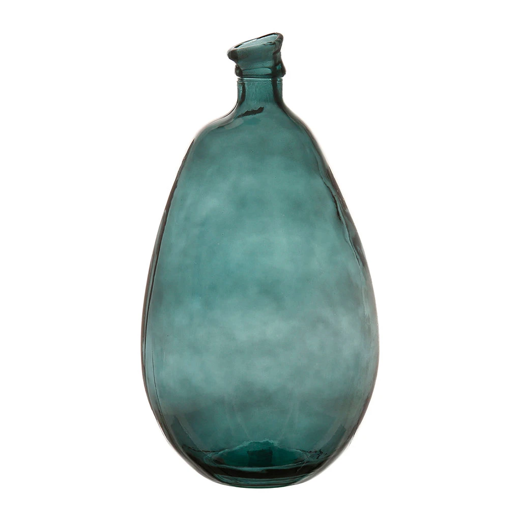Côté Table Vase Colibri Emeraude D26xh47cm Verre Recyclé 1 Côté Table Vase Colibri Emeraude D26xh47cm Verre Recyclé