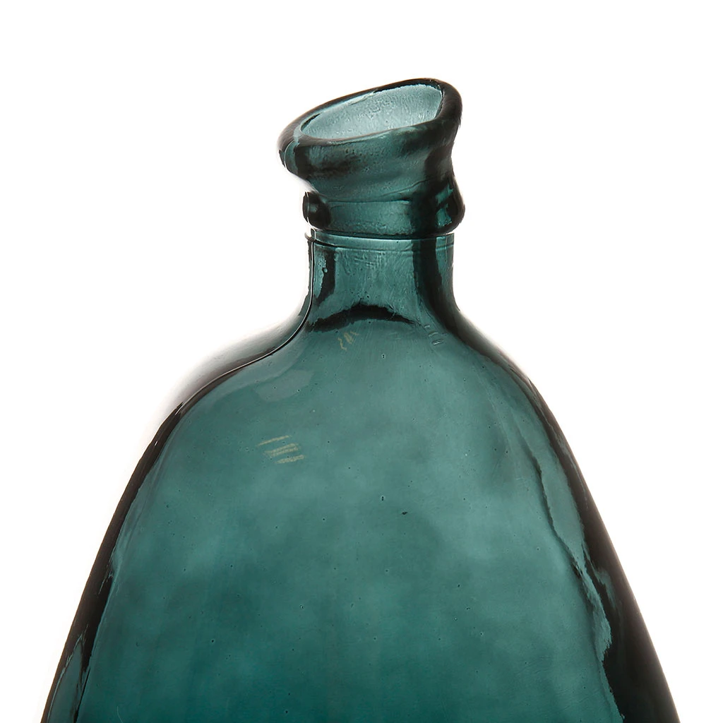 Côté Table Vase Colibri Emeraude D26xh47cm Verre Recyclé 3 Côté Table Vase Colibri Emeraude D26xh47cm Verre Recyclé – Image 3