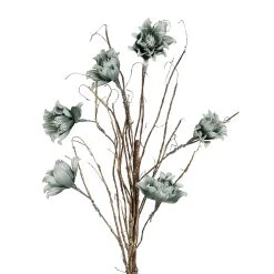 Côté Table Fleur Ramia Vert D'eau H90cm Eva+fil De Fer