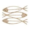 Côté Table Deco Poisson Borneo Naturel 32x23cm