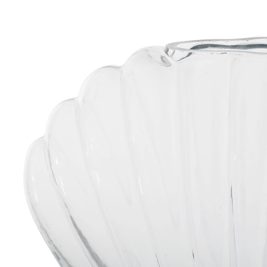 Côté Table Vase Leucie 23x8.5xh18.5cm Verre 2 Côté Table Vase Leucie 23x8.5xh18.5cm Verre – Image 2