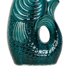 Côté Table Vase Poisson Mer Emeraude 24x16.5xh39.5cm Gres -SEMA DESIGN Boutique 37742 DET02 WEB
