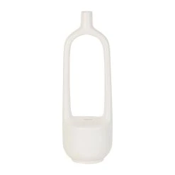 Côté Table Vase Soliflore Oleo Sable D14.5xh42.5cm Gres