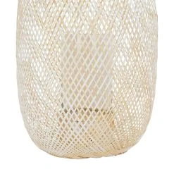 Côté Table Photophore Aritz Naturel Et Blanc D30xh50cm En Bambou 7 Côté Table Photophore Aritz Naturel Et Blanc D30xh50cm En Bambou -SEMA DESIGN Boutique 37862 DET02 WEB