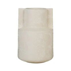 Côté Table Vase Lisla Blanc Mat D15xh22cm Faience