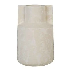 Côté Table Vase Lisla Blanc Mat D17.5xh28.5cm Faience