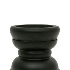 Côté Table Bougeoir Noir Mat En Verre Recyclé -cyme -SEMA DESIGN Boutique 38400 DET01 WEB