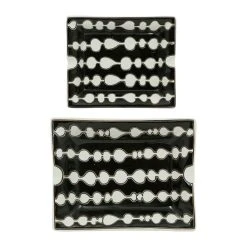 Côté Table Cendrier En Porcelaine Noir - Ecliptique