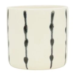Côté Table Bougie Senteur Basilic Pot En Faience Blanc - Lisbonne