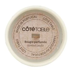 Côté Table Bougie Senteur Basilic Pot En Faience Blanc - Lisbonne -SEMA DESIGN Boutique 38600 DET01 WEB