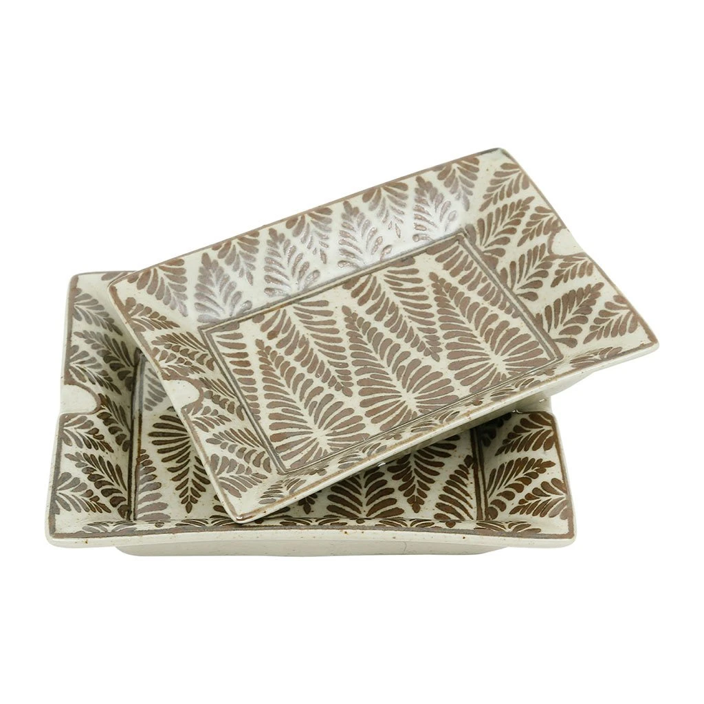 Côté Table Cendrier En Porcelaine Brun - Chin 2 Côté Table Cendrier En Porcelaine Brun - Chin – Image 2