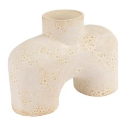 Côté Table Vase Blanc Cassé 20x8xh15cm En Faience - Iktoum 6 Côté Table Vase Blanc Cassé 20x8xh15cm En Faience - Iktoum -SEMA DESIGN Boutique 39053 DET01 WEB