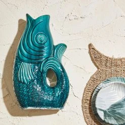 Côté Table Vase Poisson Mer Emeraude 24x16.5xh39.5cm Gres -SEMA DESIGN Boutique 39d6f amb hd 2022 01 pe ct 11593
