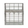 Jardin D'Ulysse Déco Serre Codette Gris En Fer, Verre