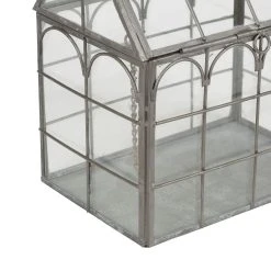 Jardin D'Ulysse Déco Serre Codette Gris En Fer, Verre -SEMA DESIGN Boutique 466099 DET02 WEB