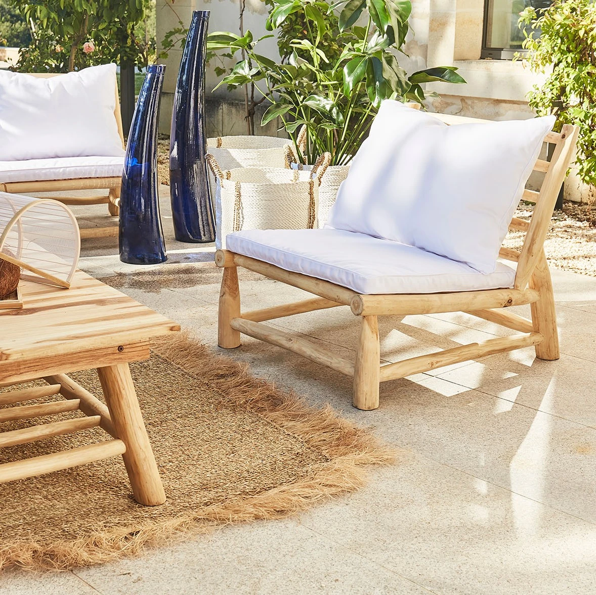 Côté Table Vase Courbe Andalou Indigo D20xh100cm Verre Recyclé 6 Côté Table Vase Courbe Andalou Indigo D20xh100cm Verre Recyclé – Image 6