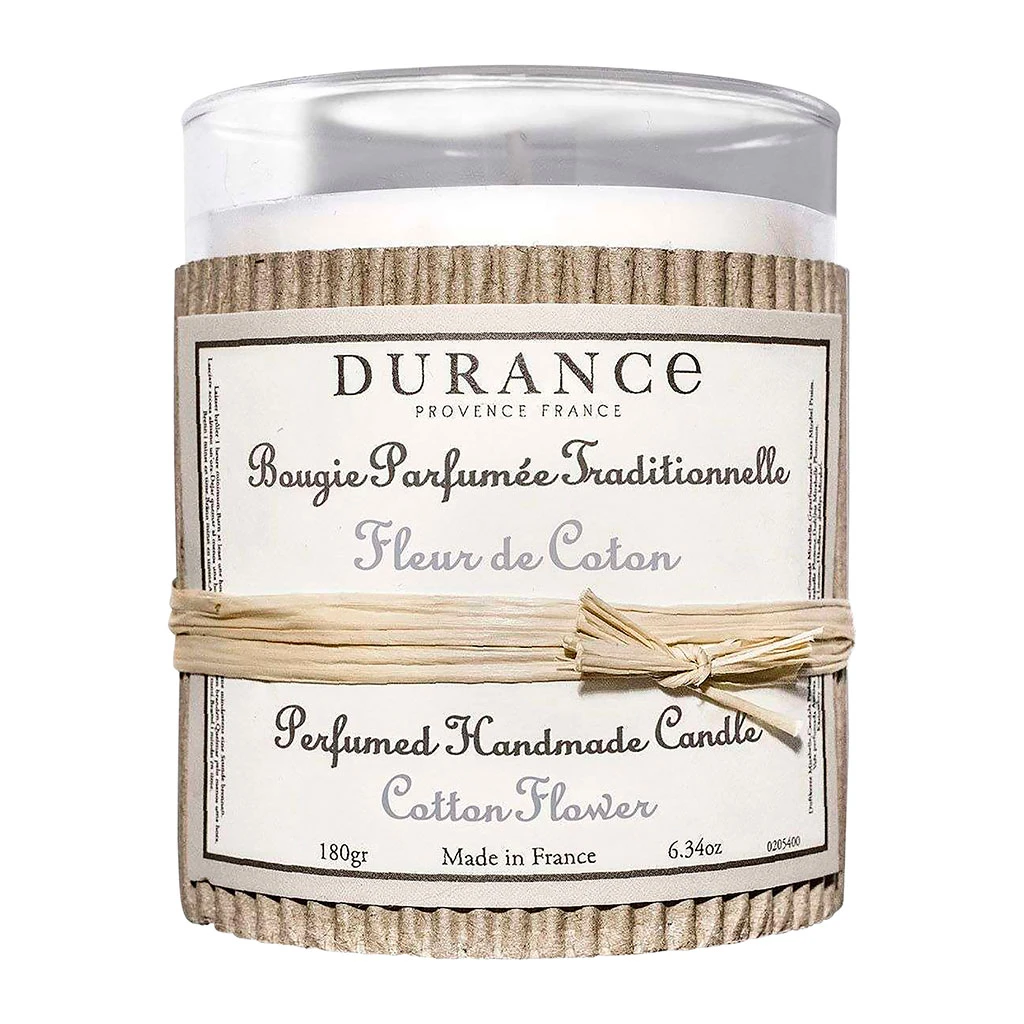 Durance Bougie Parfumée Traditionnelle 180 Gr Fleur De Coton 1 Durance Bougie Parfumée Traditionnelle 180 Gr Fleur De Coton