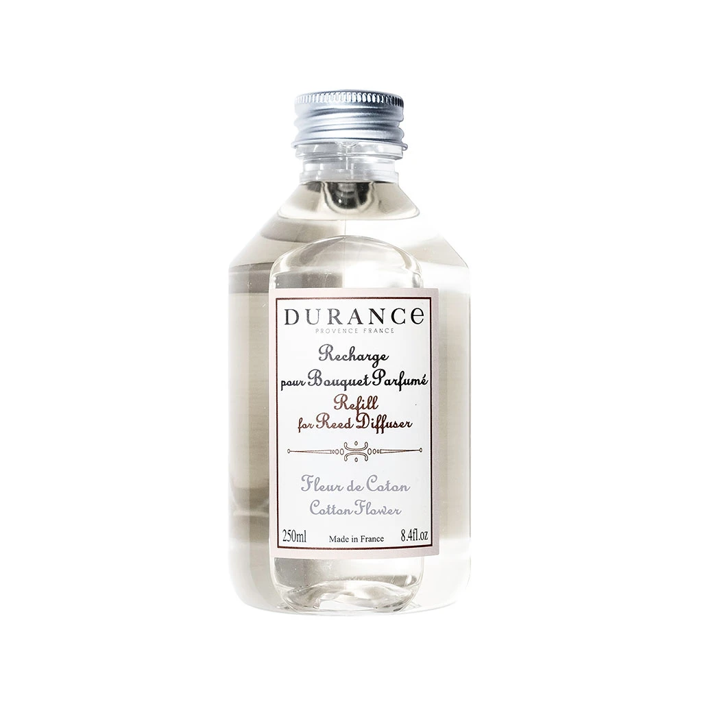 Durance Recharge Pour Bouquet Parfumé 250 Ml Fleur De Coton 1 Durance Recharge Pour Bouquet Parfumé 250 Ml Fleur De Coton