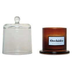 Opjet Bougie Cloche Ambre PM Orchidee Blanche D10cm -SEMA DESIGN Boutique 610292 FRN03 WEB