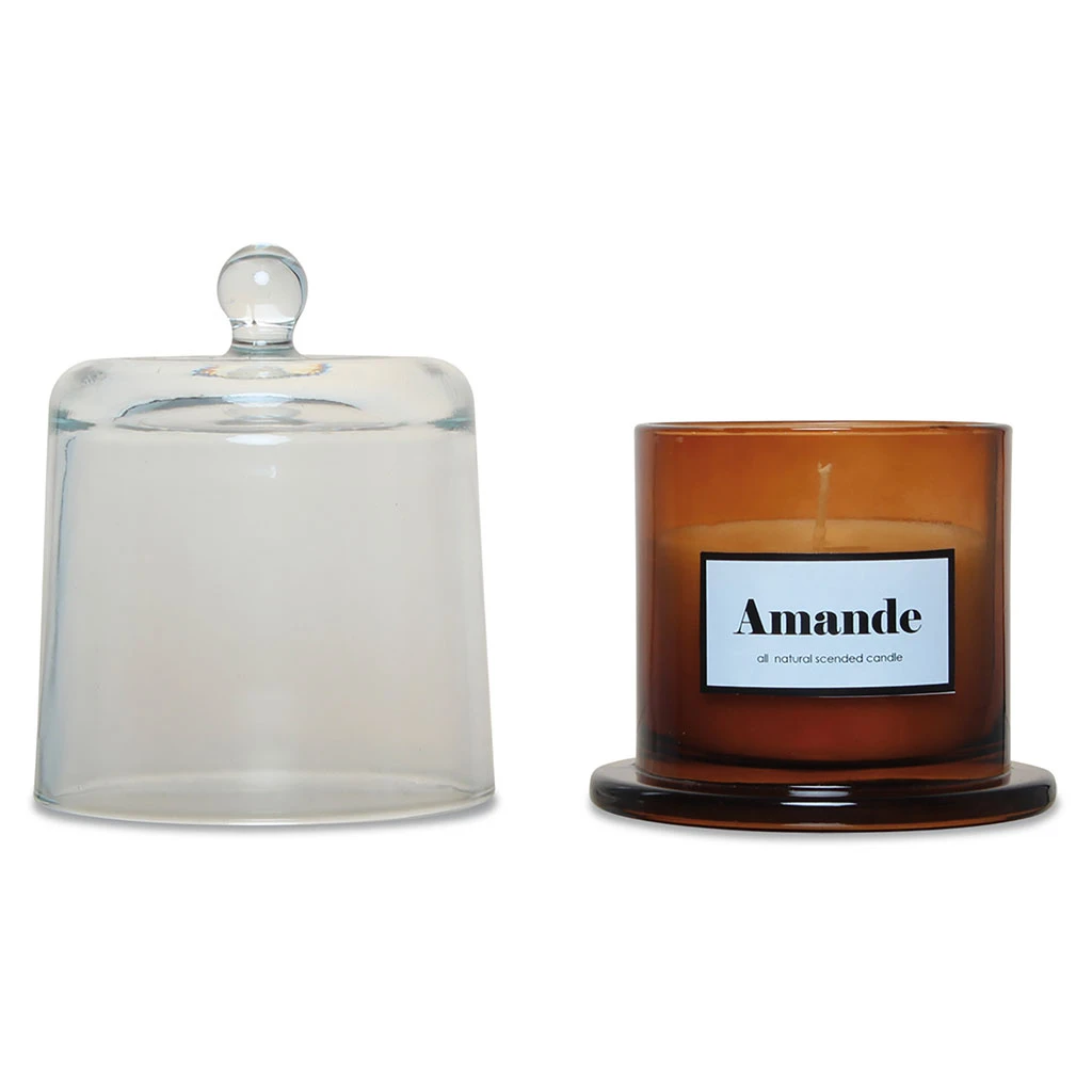 Opjet Bougie Cloche Ambre Mini Amande Douce D8.5xh11.5cm 3 Opjet Bougie Cloche Ambre Mini Amande Douce D8.5xh11.5cm – Image 3