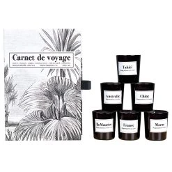 Opjet Coffret De 6 Bougies Carnet De Voyage Mini - H5cm