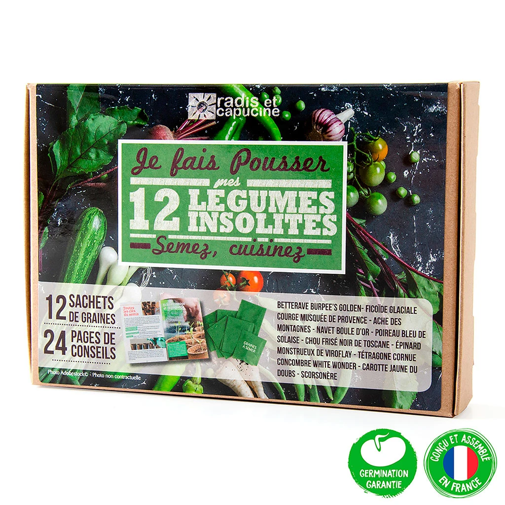 Radis Et Capucine Coffret 12 Sachets De Légumes Insolites 1 Radis Et Capucine Coffret 12 Sachets De Légumes Insolites