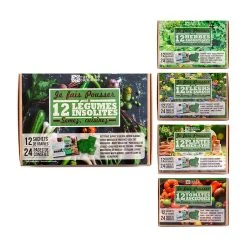 Radis Et Capucine Coffret 12 Sachets De Légumes Insolites 9 Radis Et Capucine Coffret 12 Sachets De Légumes Insolites -SEMA DESIGN Boutique 621628 FRN02 WEB