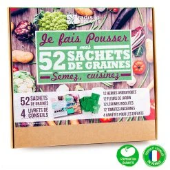 Radis Et Capucine Coffret 52 Sachets De Graines - Legumes