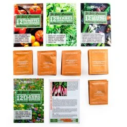 Radis Et Capucine Coffret 52 Sachets De Graines - Legumes -SEMA DESIGN Boutique 621629 FRN04 WEB