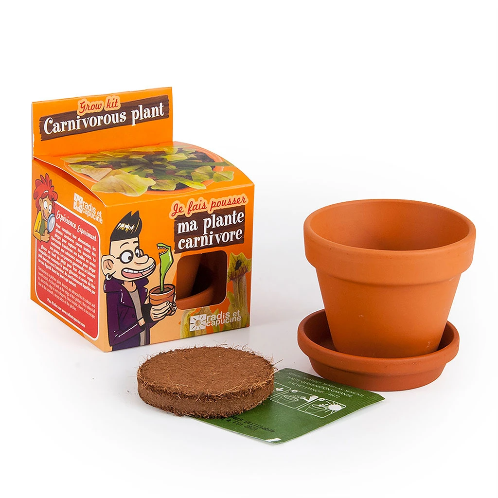 Radis Et Capucine Pot D8cm Avec Coupelle Plantes Carnivores 6 Radis Et Capucine Pot D8cm Avec Coupelle Plantes Carnivores – Image 6