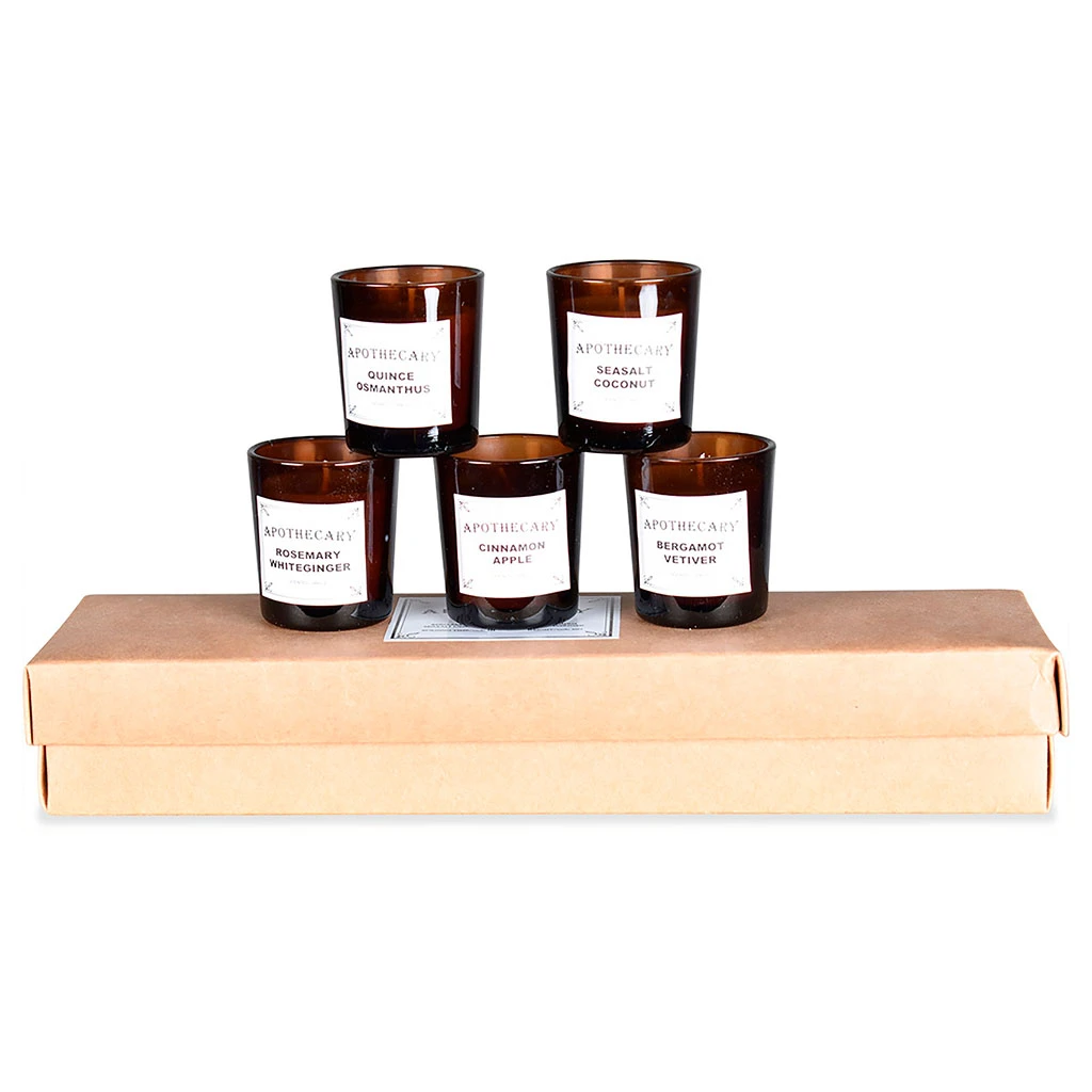 Opjet Coffret De 5 Bougies Apothecary 2 Opjet Coffret De 5 Bougies Apothecary – Image 2