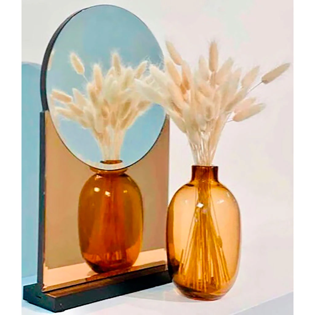 Opjet Vase Alan Ambre H15cm 2 Opjet Vase Alan Ambre H15cm – Image 2