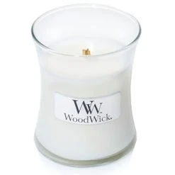 WoodWick Bougie Parfumée - Thé Blanc Et Jasmin Mini Jarre