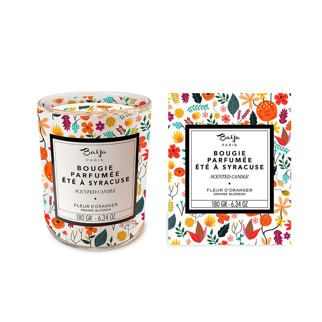 Baïja Paris Bougie Parfumée Ete à Syracuse 180gr 1 Baïja Paris Bougie Parfumée Ete à Syracuse 180gr