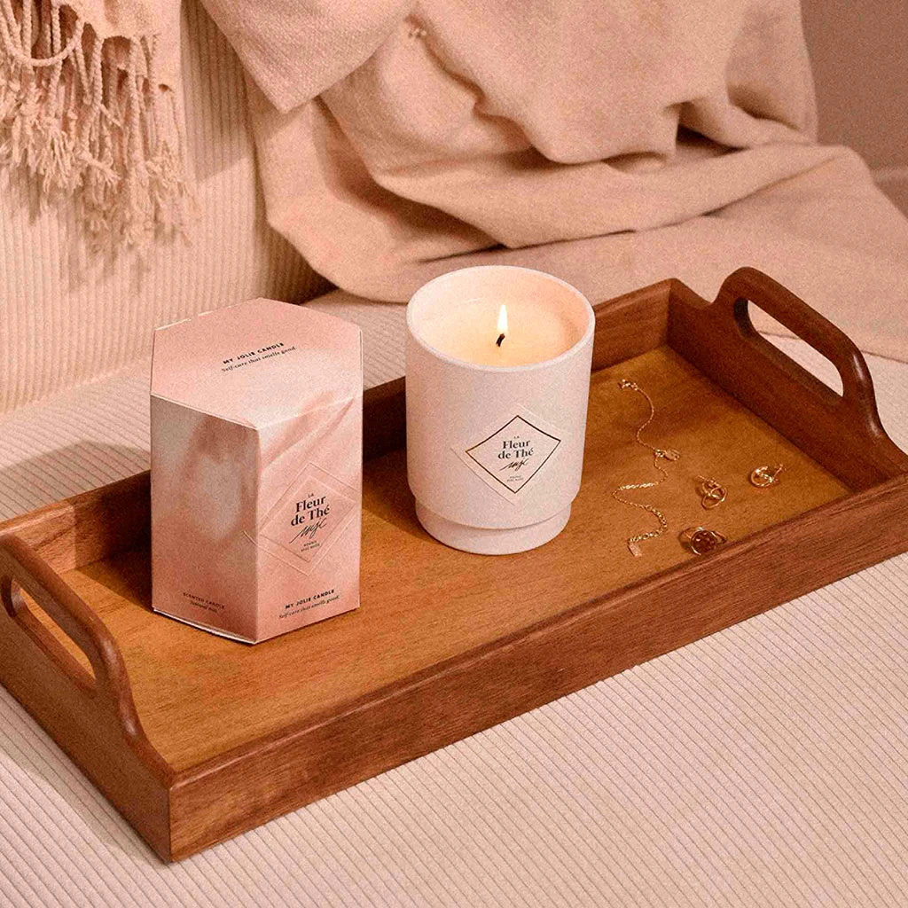 My Jolie Candle Bougie Avec Bijou La Fleur De Thé 1 My Jolie Candle Bougie Avec Bijou La Fleur De Thé