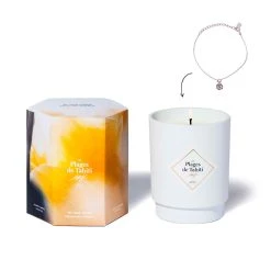 My Jolie Candle Bougie Avec Bijou Plages Tahiti