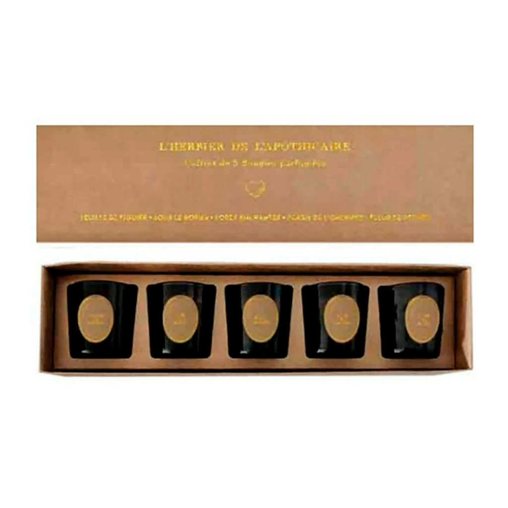 Opjet Coffret 5 Bougies Herbier 1 Opjet Coffret 5 Bougies Herbier