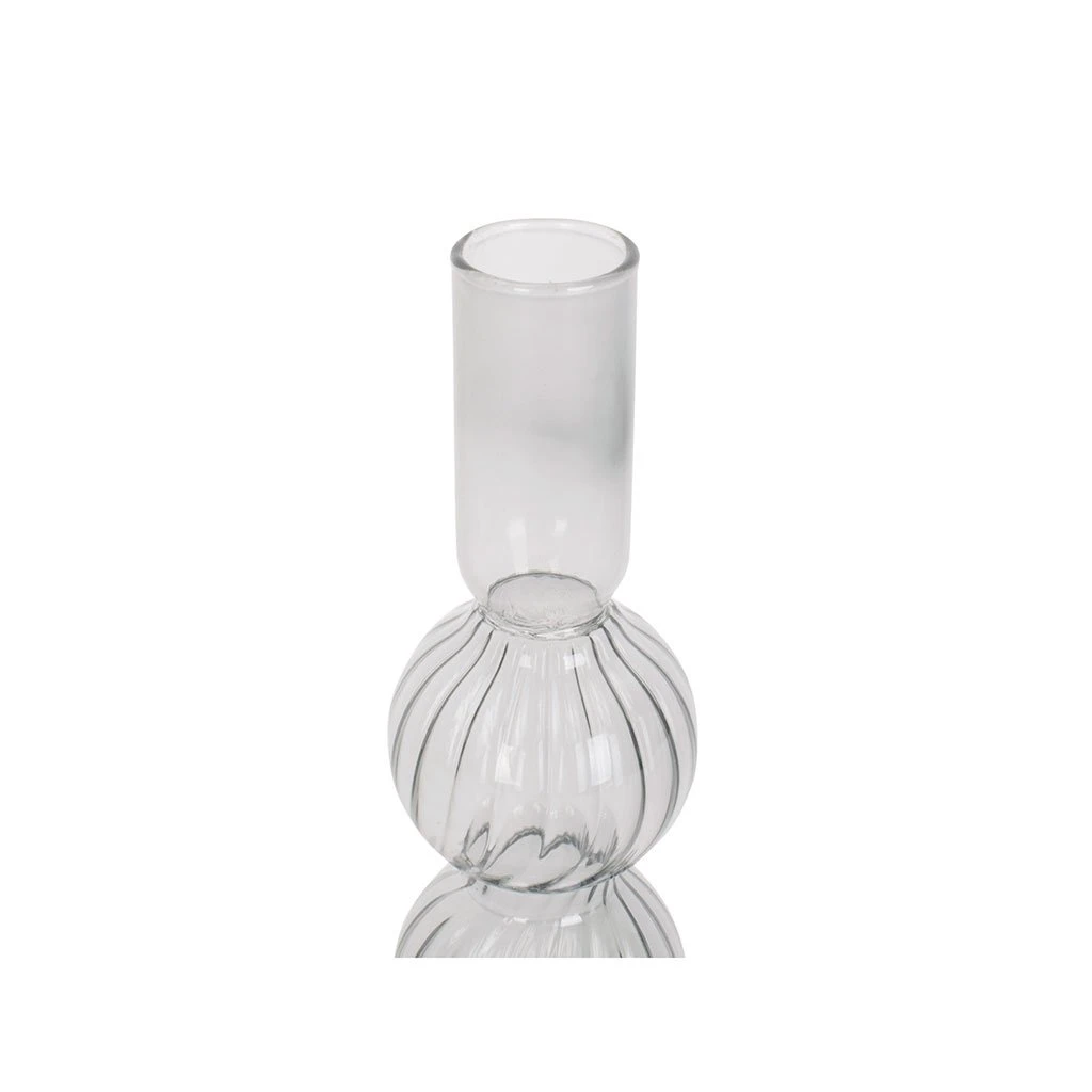 Pt' Bougeoir Swirl Boules En Verre D9xh16cm 3 Pt' Bougeoir Swirl Boules En Verre D9xh16cm – Image 3