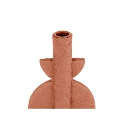 Pt' Bougeoir Bulle En Polyresine Terracotta 13x11xh22cm -SEMA DESIGN Boutique 633103 FRN04 WEB