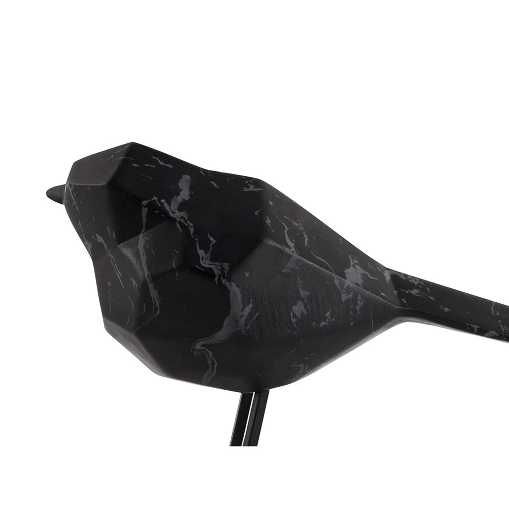 Pt' Statue Petit Oiseau En Polyresine Noir 7.5x17xh13.5cm 4 Pt' Statue Petit Oiseau En Polyresine Noir 7.5x17xh13.5cm – Image 4